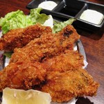 牡蠣 やまと - カキフライ　揚げたてアツアツさがいい