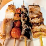 エイヒレ - 焼鳥盛合せ