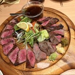 スミヤキ エビス - メインの牛ステーキ