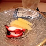 食・松浦 - 数の子とたこのお刺身