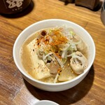 炭火やきとりと家庭創作料理 にこいち - でも、温かい物を食べたかったのでモツ煮