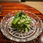 炭焼 TORI8 - 黒帝の白子であえたサラダ