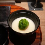 炭焼 TORI8 - 黒帝出汁粕汁、芽キャベツ