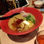 博多 一風堂 池袋店 - 赤丸の味噌