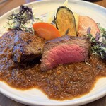 GARB Tokyo - ブラックアンガス牛のステーキ