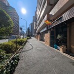 RAMEN MATSUI - 何時もと反対方向から行きました。