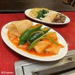 味楽園 - ナムルとキムチの盛合せ