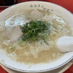 長浜屋台 一心亭 - Bランチ(960円)のラーメン