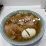 あきちゃんラーメン - 中華そば並＋ゆで卵