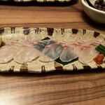 おさ亭 - 真鯛の昆布締め