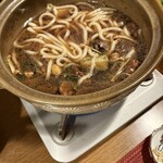 小料理ふるかわ - 最後はうどんを投入