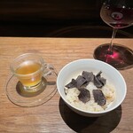 Shaji - シメのトリュフ炊き込みご飯と鶏出汁スープ