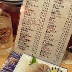 立ち呑み 晩杯屋 - メニュー　イカ刺し