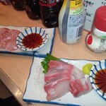 立ち呑み 晩杯屋 - わしは食べれない刺し身w