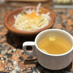 田町 銭場精肉店 - サラダ＆スープ