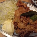 立ち呑み 晩杯屋 - 謎炒め