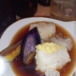 立ち呑み 晩杯屋 - 揚げもちナス