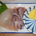 立ち呑み 晩杯屋 - イカ刺し