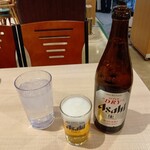 カフェ風車 - アサヒスーパードライ瓶ビール