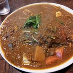 キーマカレー・玄米・5辛