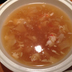 銀座アスター - フカヒレとカニのスープ