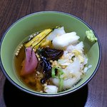 Hoteru guranbahhakyouto - 無料で提供される、お茶漬けです。(一日目)