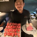 YANAGI TePPaN UNBORN GASTRONOMY - 各席を回ります