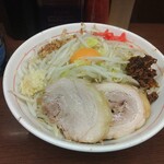 ラーメン二郎 横浜関内店 - 小汁なし ニンニクベニアレ