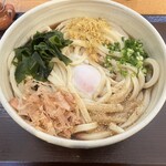 ぶつをのうどん - 温玉ぶっかけ(冷)、大盛