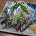 いわし刺し定食　８００円