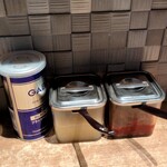 ラーメン 野良裏家 - 卓上味変調味料