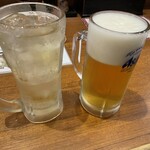 鉄なべ 中洲本店 - ハイボール＆生ビール
