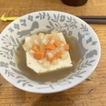 ぶつをのうどん - お通し