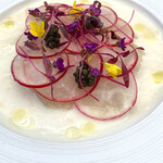 L'ORANGERIE - 前菜　平目、聖護院かぶ