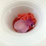 L'ORANGERIE - アヴァンデセール　苺、ヨーグルト