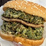 ドムドムハンバーガー - 料理写真:【春菊かき揚げバーガー】