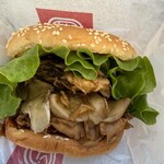 ドムドムハンバーガー - 【今夜はまいたけバーガー】