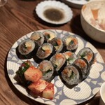 ムル - キンパ2種類（お肉、カニカマ）