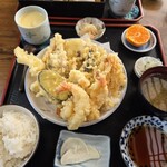 美のり - 天ぷら定食@980
