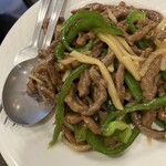 梅蘭 - 牛肉とピーマンの細切炒め