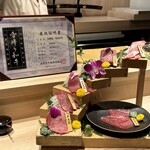 YAKINIKU KAPPOU YPRYU Soemon Cho Honten - 本日の『花の階段盛り』六種