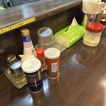 のりや食堂 - 卓上