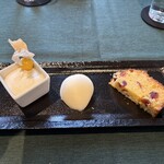 Restaurant Nature - デザート3種盛（+300円）に変更