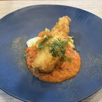 ビストロスリール - 北海道産 真鱈　海老のアメリケーヌ トマトクリームソース