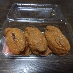 河村屋 - いなり3個セット[出世, 角煮, ごま](760円)