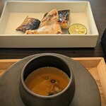 LAT.34°N by 蒼 - 丸亀名産店さんの干物。鯖・河豚・鰯♪皮目がパリパリ、身がふっくらの焼き方が見事！