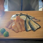 LAT.34°N by 蒼 - 干物のご披露。いかようにも選べます。