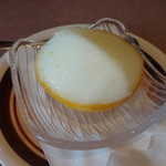 大門焼肉レストラン - ゆずシャーベット：400円 (2015/1)