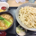武蔵野うどん 竹國 - 料理写真:あごだし鳥汁うどん 特盛