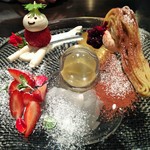 レストラン バカール - 2015.01 デザート：モンブラン